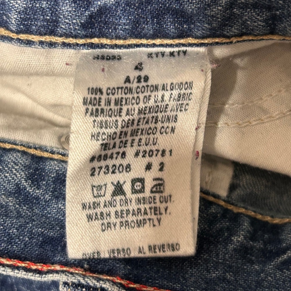 Tommy Hilfiger Jeans Classic Fit Y2K Vintage 2003 High Rise Size 4 - 29x29 - Picture 9 of 10